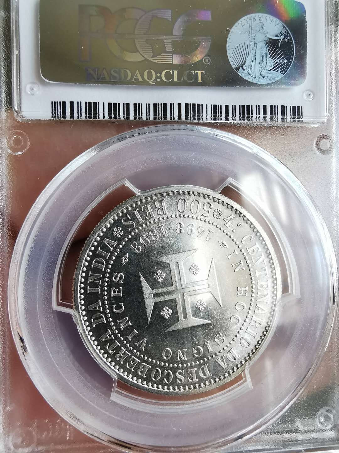 凡希社世界钱币微拍第一百五十七期 1898葡萄牙发现印度500R PCGS-MS63