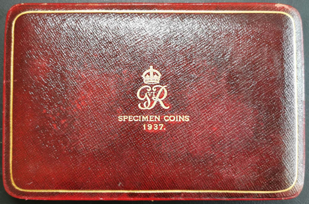 凡希社世界钱币微拍第一百五十七期 1937英国乔六加冕精铸原盒 品相一流！