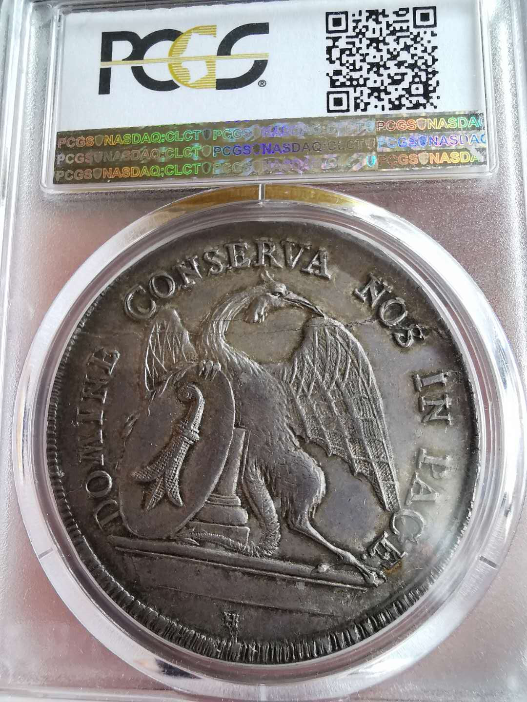 凡希社世界钱币微拍第一百五十七期 稀！1793巴塞尔城市景观泰勒PCGS-MS61欧陆淡彩包浆极其精美！