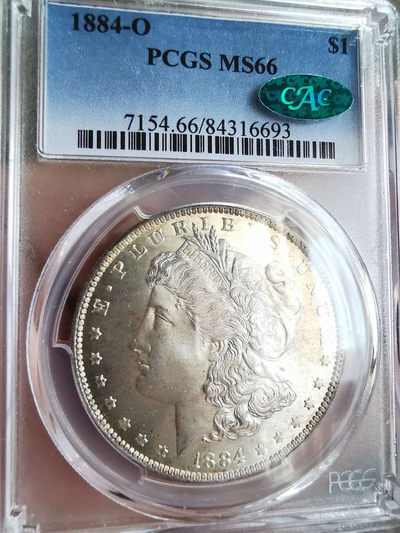 凡希社世界钱币微拍第一百五十七期 - 荐！1884O美国摩根壹圆PCGS-MS66收藏级！