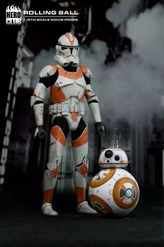 零元拍：HERO CLUB 1/6TH  可行走的小滚球- BB8