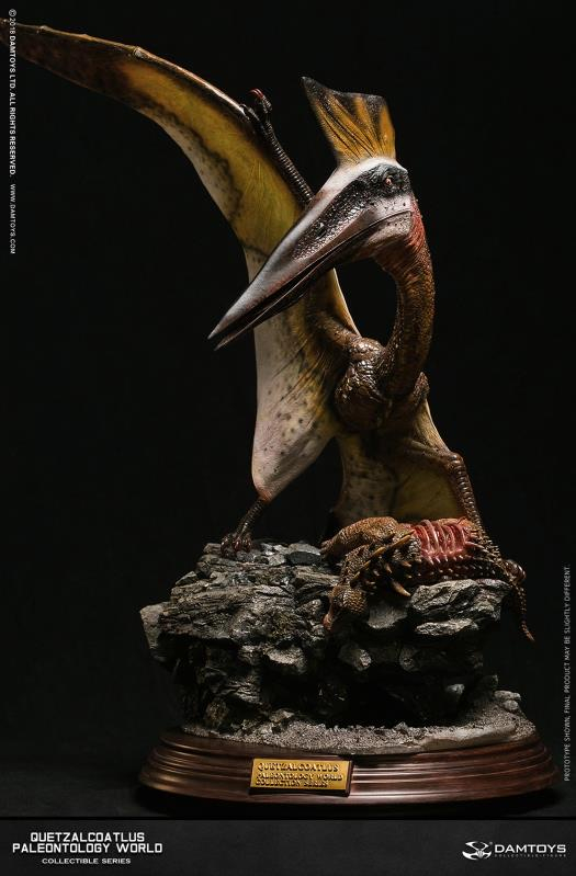 零元拍：DAMTOYS ：博物馆系列 - Quetzalcoatlus/风神翼龙 收藏级雕像
