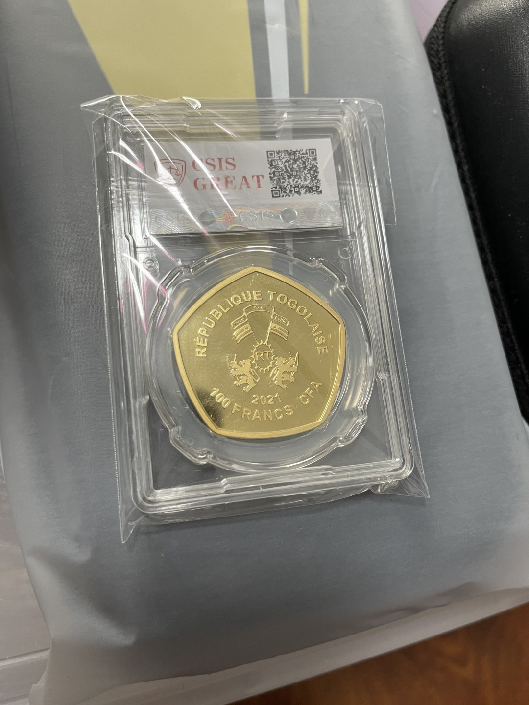 CSIS-GREAT评级精品钱币拍卖第九十期 多哥 建党币