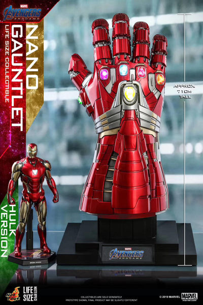 零元拍：HOTTOYS HT LMS008 1/1 复联4 终局之战 纳米手套 浩克版 全新未拆，高度约71CM。 - 零元拍：HOTTOYS HT LMS008 1/1 复联4 终局之战 纳米手套 浩克版 全新未拆，高度约71CM。