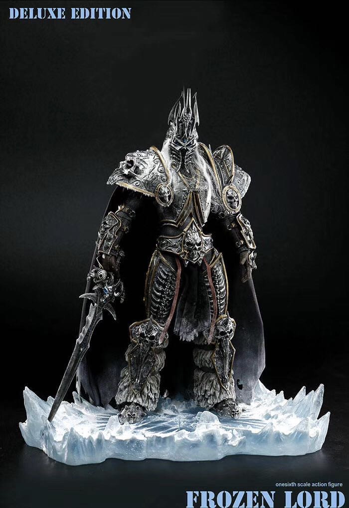 零元拍：核玩coreplay 出品 魔兽世界 巫妖王 冰封领主 1/6 可动人偶 普通版