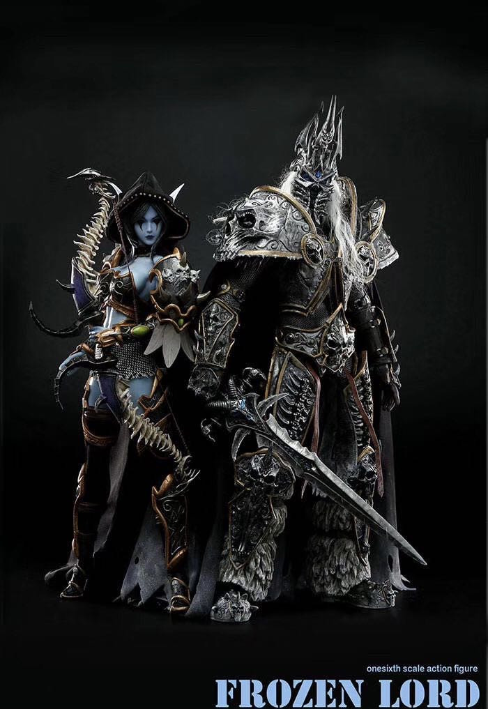 零元拍：核玩coreplay 出品 魔兽世界 巫妖王 冰封领主 1/6 可动人偶 普通版