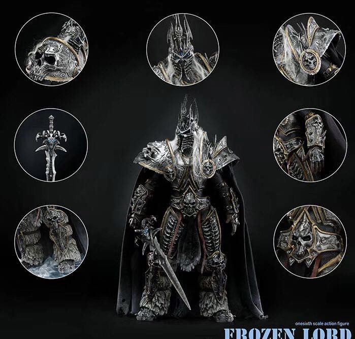 零元拍：核玩coreplay 出品 魔兽世界 巫妖王 冰封领主 1/6 可动人偶 普通版
