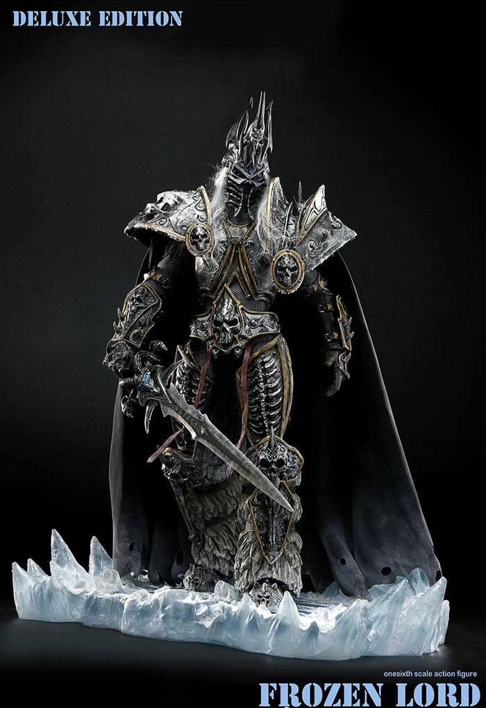 零元拍：核玩coreplay 出品 魔兽世界 巫妖王 冰封领主 1/6 可动人偶 普通版