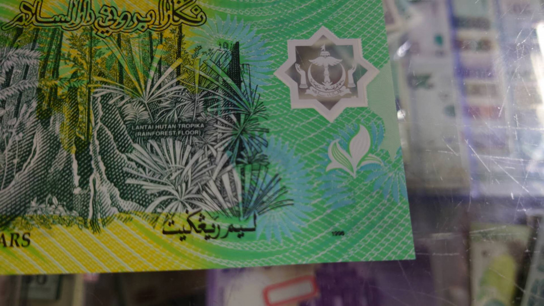 陆续更新【囧羊收藏】精选微拍第23期暨2021年第十四期 1996年初版文莱5元林吉特 全新UNC