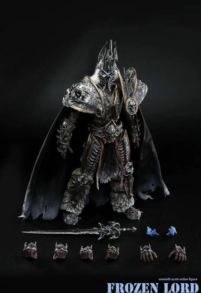 零元拍：核玩coreplay 出品 魔兽世界 巫妖王 冰封领主 1/6 可动人偶 普通版