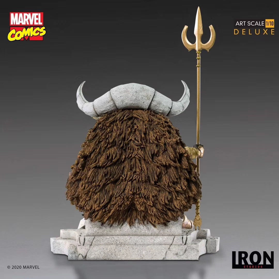 零元拍：Iron Studios MARCAS26220-10 1/10 漫威漫画 阿斯加德众神之王 Odin 奥丁 雕像