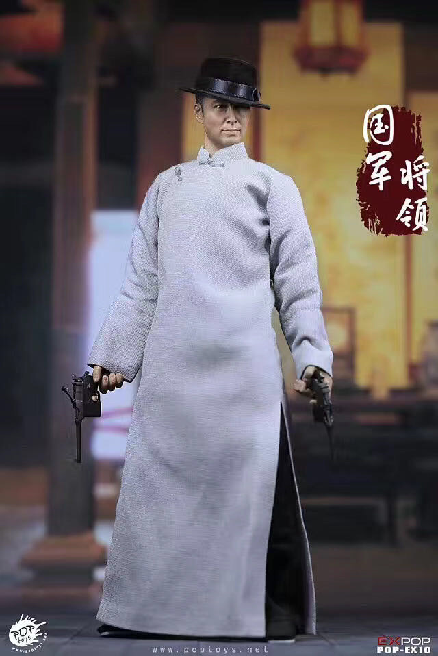 零元拍：POPTOYS EX10 1/6 亮剑英雄 国军将领 双素体三套服饰