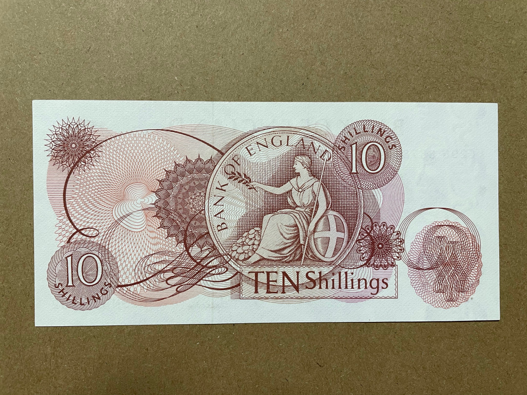 《张总收藏》25期—PMG67 英镑C序列 10先令 1965年 UNC