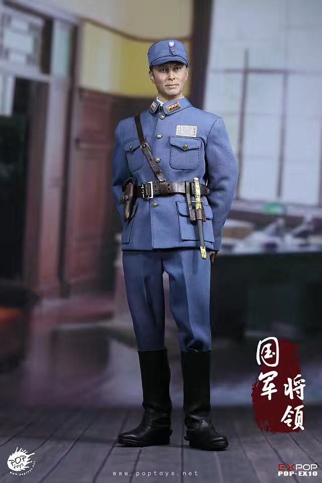 零元拍：POPTOYS EX10 1/6 亮剑英雄 国军将领 双素体三套服饰