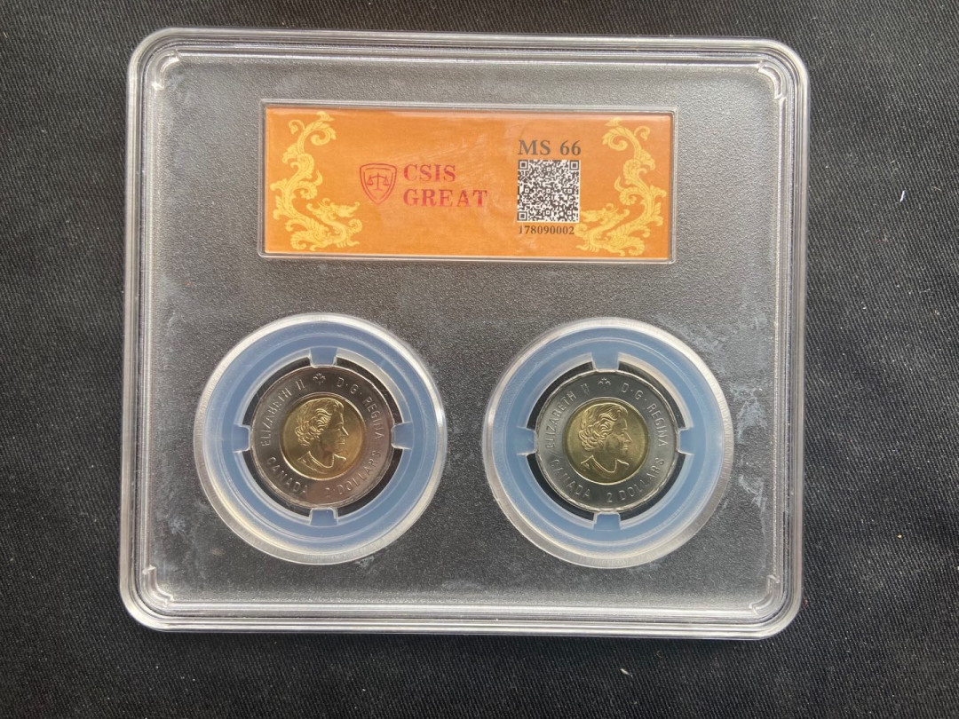 【随心拍&Getcoins】钱币拍卖第八十九期～  【加拿大】二战75周年套装～