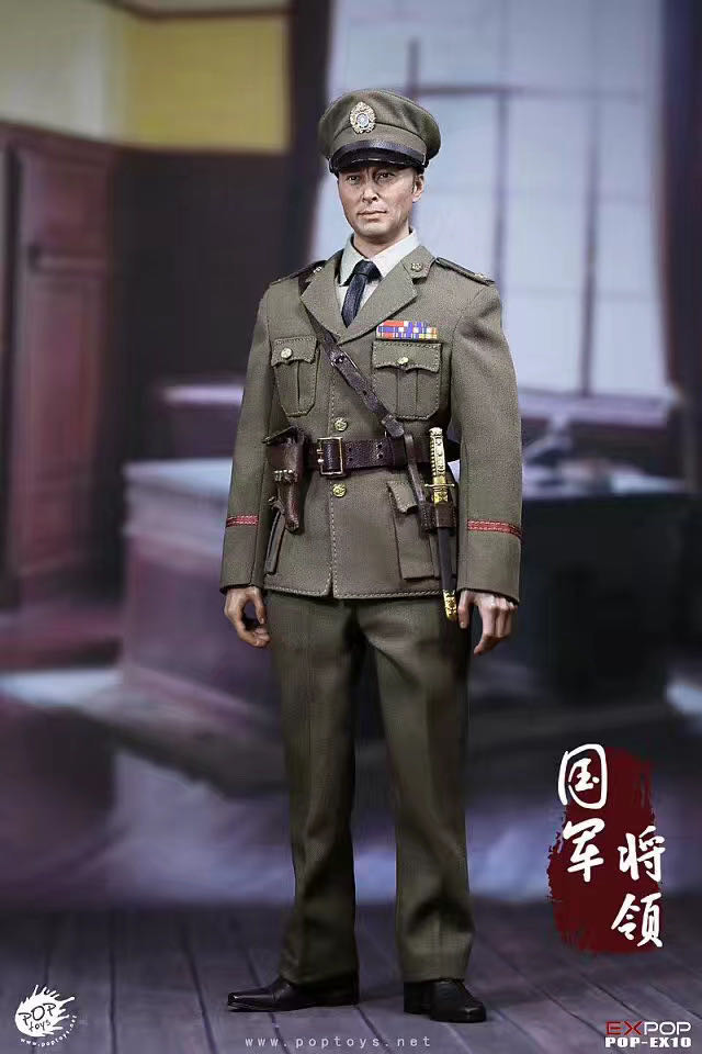 零元拍：POPTOYS EX10 1/6 亮剑英雄 国军将领 双素体三套服饰