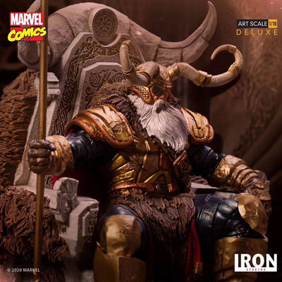 零元拍：Iron Studios MARCAS26220-10 1/10 漫威漫画 阿斯加德众神之王 Odin 奥丁 雕像 - 零元拍：Iron Studios MARCAS26220-10 1/10 漫威漫画 阿斯加德众神之王 Odin 奥丁 雕像