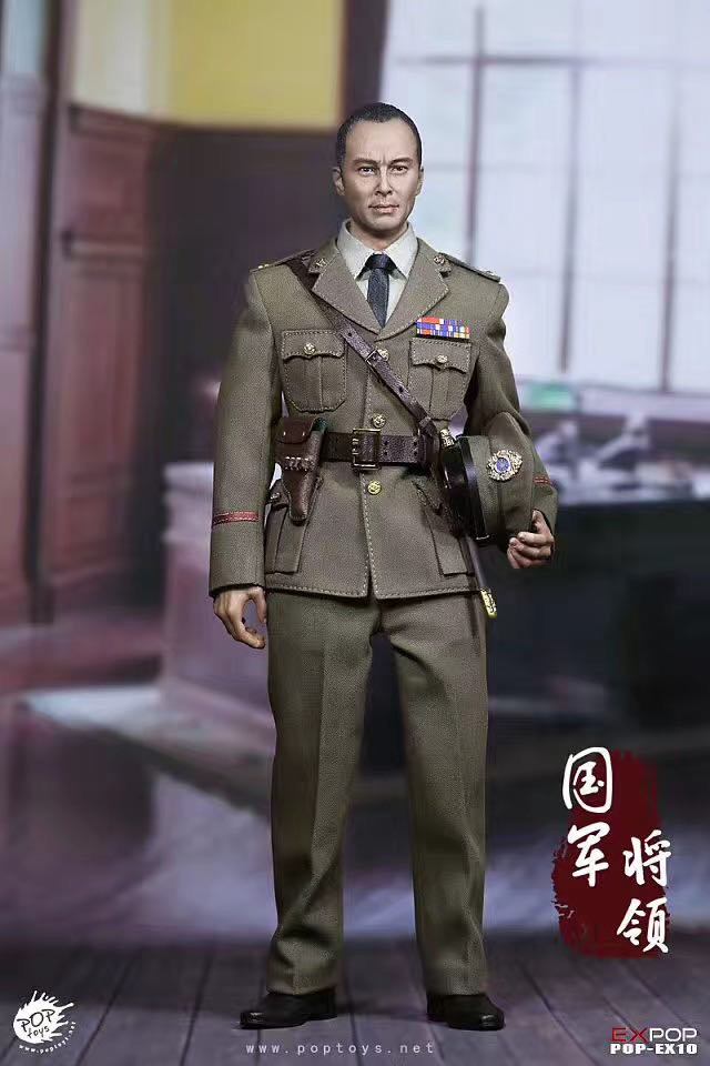 零元拍：POPTOYS EX10 1/6 亮剑英雄 国军将领 双素体三套服饰