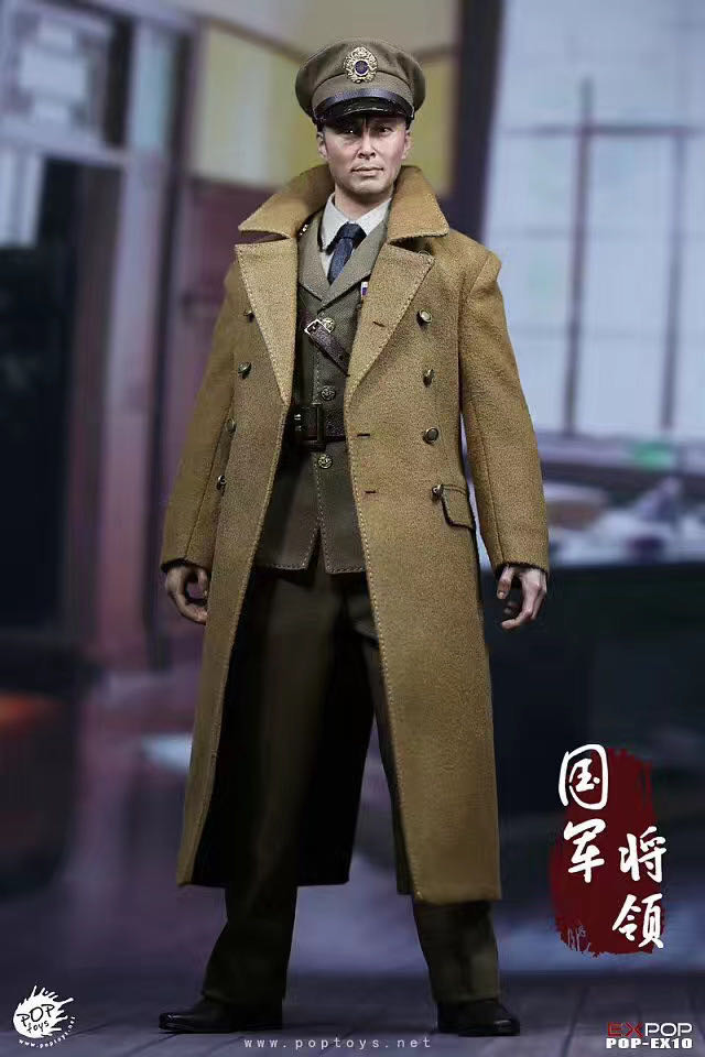 零元拍：POPTOYS EX10 1/6 亮剑英雄 国军将领 双素体三套服饰