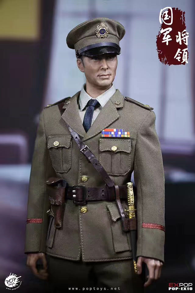 零元拍：POPTOYS EX10 1/6 亮剑英雄 国军将领 双素体三套服饰