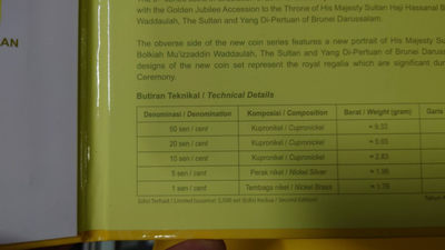 陆续更新上架【囧羊收藏】精选微拍第24期暨2021年第十五期 世界钱币精品 2017年文莱苏丹登基50周年纪念硬币套装全品~发行量仅3500册