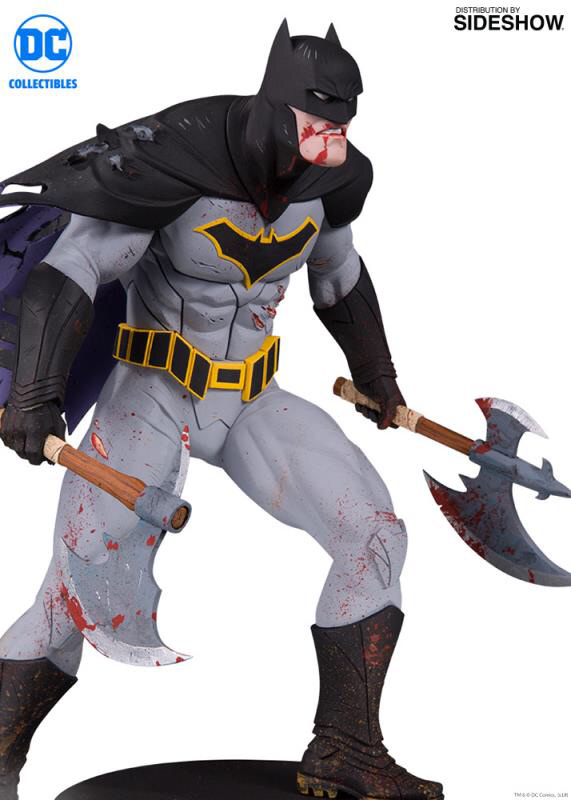 零元拍：DC Collectibles X SIDESHOW ：11寸 DC漫画 蝙蝠侠Metal Batman  雕像（900386）ZLP3