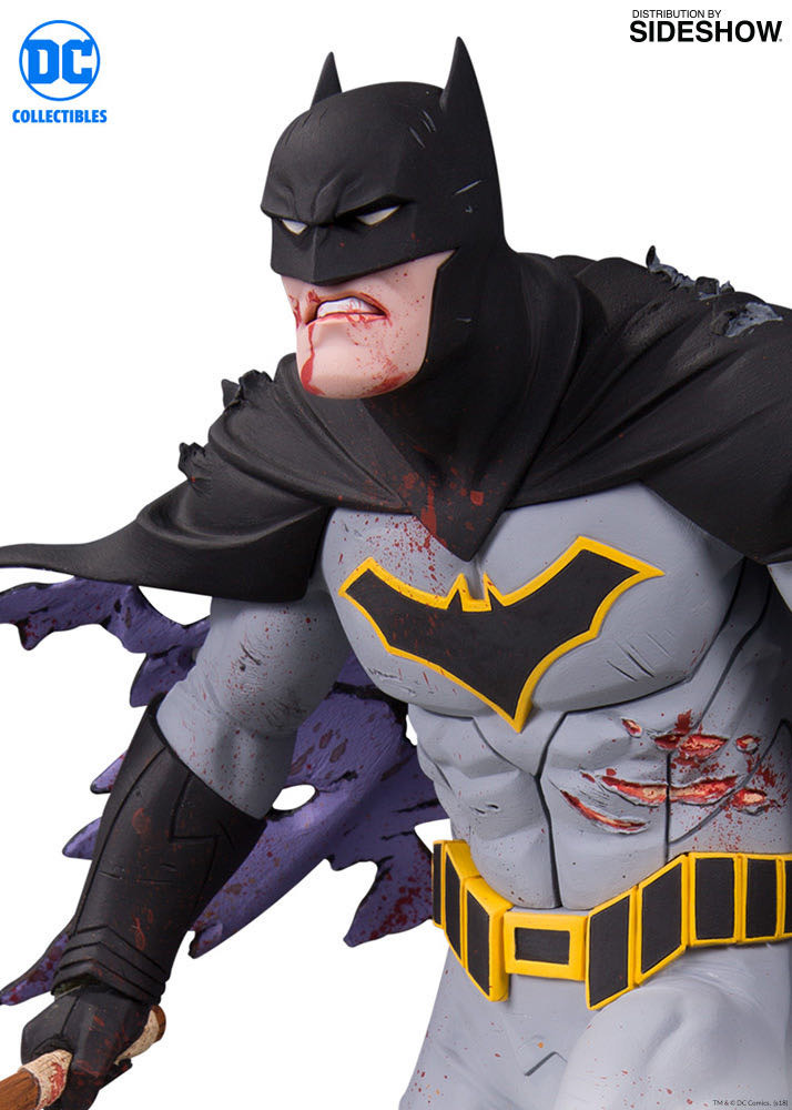 零元拍：DC Collectibles X SIDESHOW ：11寸 DC漫画 蝙蝠侠Metal Batman  雕像（900386）ZLP3