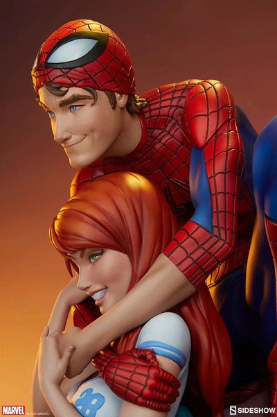 零元拍：Sideshow 200556 12.5寸 The Spider-Man and Mary Jane蜘蛛侠和玛丽 雕像 - 零元拍：Sideshow 200556 12.5寸 The Spider-Man and Mary Jane蜘蛛侠和玛丽 雕像