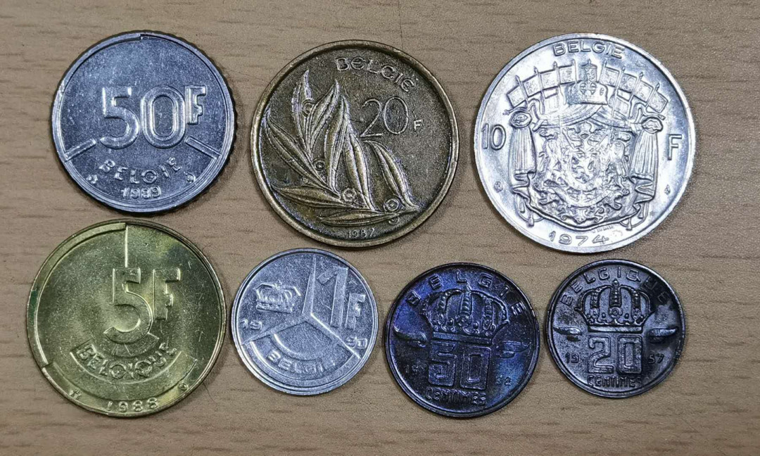 北京马甸外币专卖微拍第五十一期，外国流通币，非贵金属纪念币专场，陆续上新欢迎关注 比利时