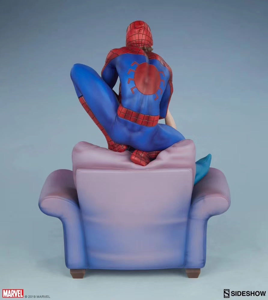 零元拍：Sideshow 200556 12.5寸 The Spider-Man and Mary Jane蜘蛛侠和玛丽 雕像