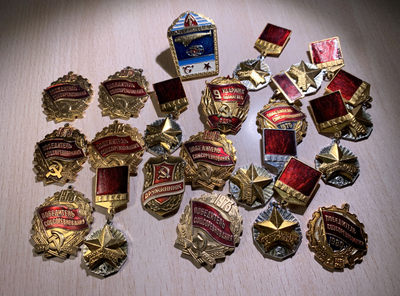 大猫徽章第158期拍卖 - 苏联纪念章一组20枚 铝质