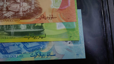 陆续更新上架【囧羊收藏】精选微拍第24期暨2021年第十五期 世界钱币精品 文莱1+5+10林吉特塑料钞小全套 全新绝品 各面值年份见图