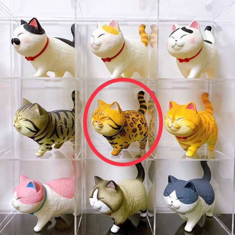 零元拍：猫铃铛第二弹盲盒，基本款有8种，还有可能出现隐藏款式