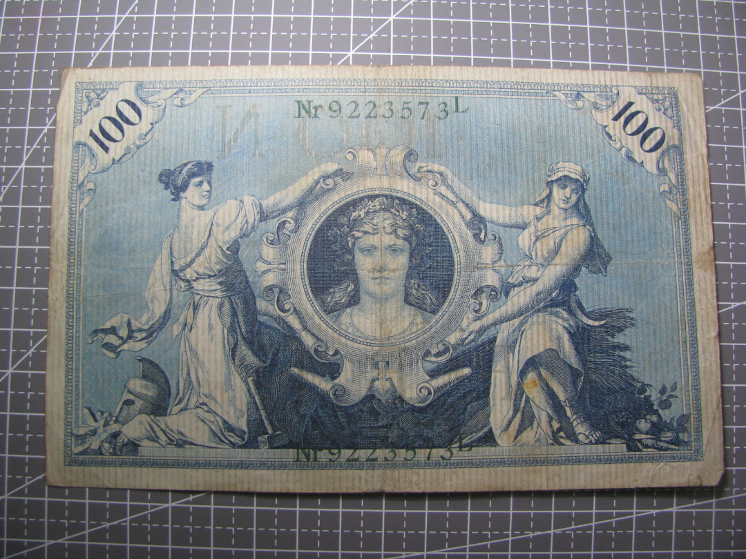 2021“王之爱好”第二期~外国纸币 德国马克：1908年，100马克，纸币