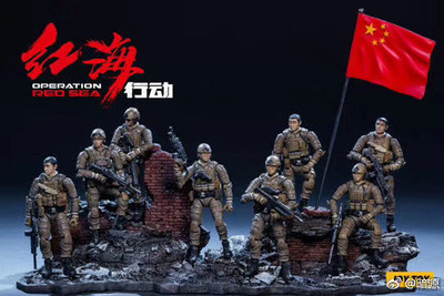 零元拍：暗源 1/25 红海行动可动人偶场景 - 零元拍：暗源 1/25 红海行动可动人偶场景