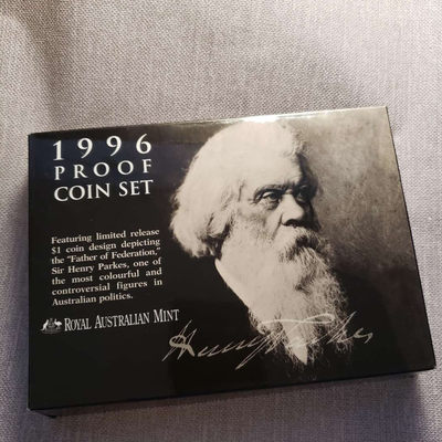 0起1加-纯粹捡漏拍-24场-CICE北京币展专拍 - 澳大利亚1996年6枚精制套币-含亨利爵士纪念币