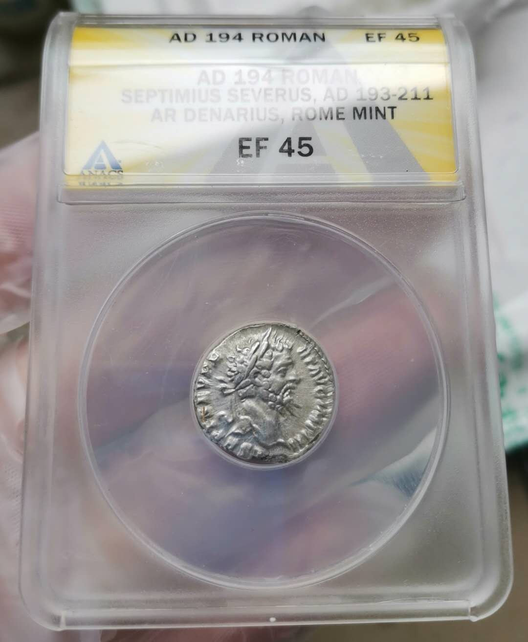 2021“王之爱号”第一期～古罗马币 古罗马帝国，皇帝塞维鲁，银币