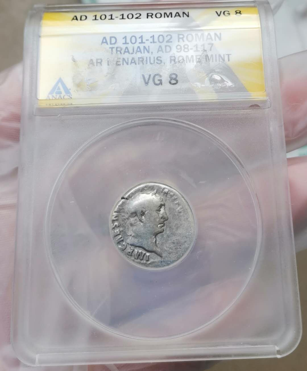 2021“王之爱号”第一期～古罗马币 古罗马帝国索利多，皇帝图拉真，银币