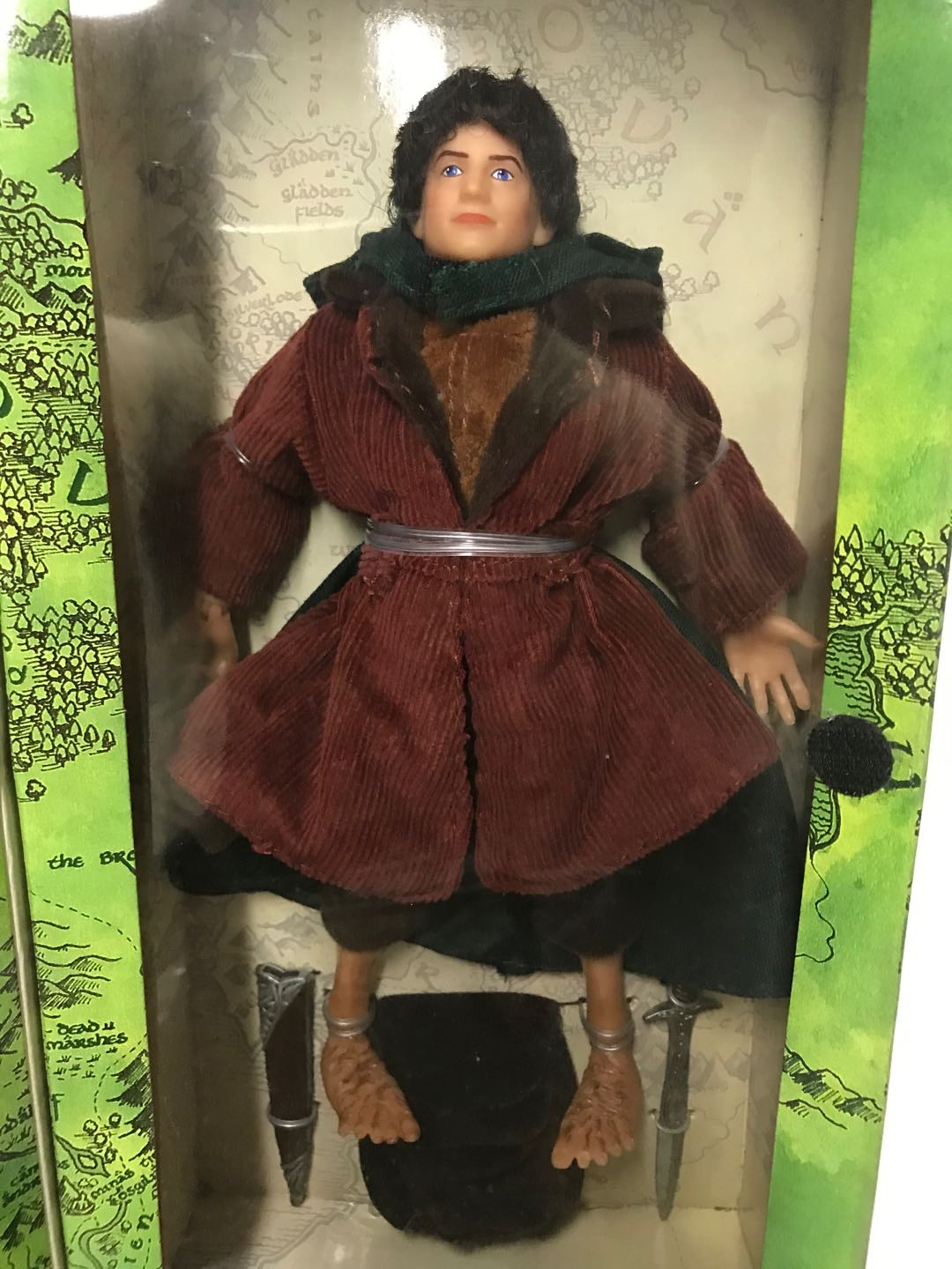 零元拍：绝版老货TOYBIZ 1/6 指环王 弗罗多大人，全新未拆