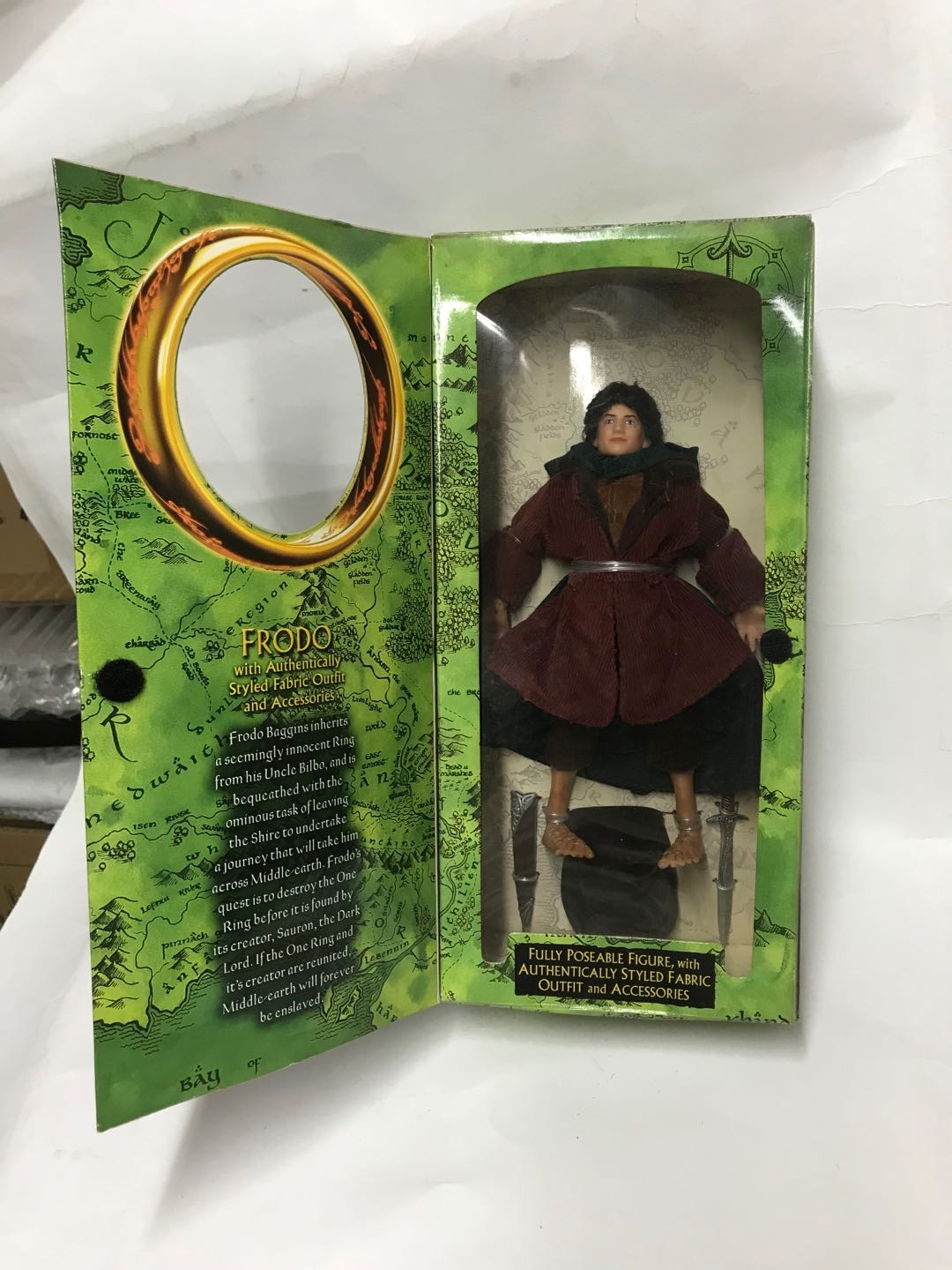 零元拍：绝版老货TOYBIZ 1/6 指环王 弗罗多大人，全新未拆