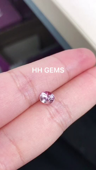 公示 |「80年斯里兰卡宝石公司HH GEMS 【大牌尾单 小彩色蓝宝石专辑】」 Pink Sapphire 粉色蓝宝石 0.88ct 纯天然裸石