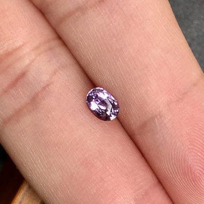 公示 |「80年斯里兰卡宝石公司HH GEMS 【大牌尾单 小彩色蓝宝石专辑】」 - White Sapphire 紫色蓝宝石 0.47ct 颜色浓郁 纯天然裸石
