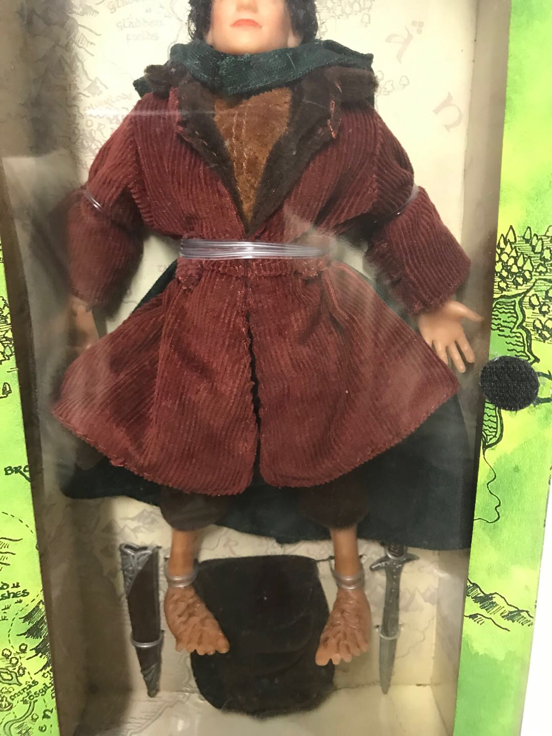 零元拍：绝版老货TOYBIZ 1/6 指环王 弗罗多大人，全新未拆