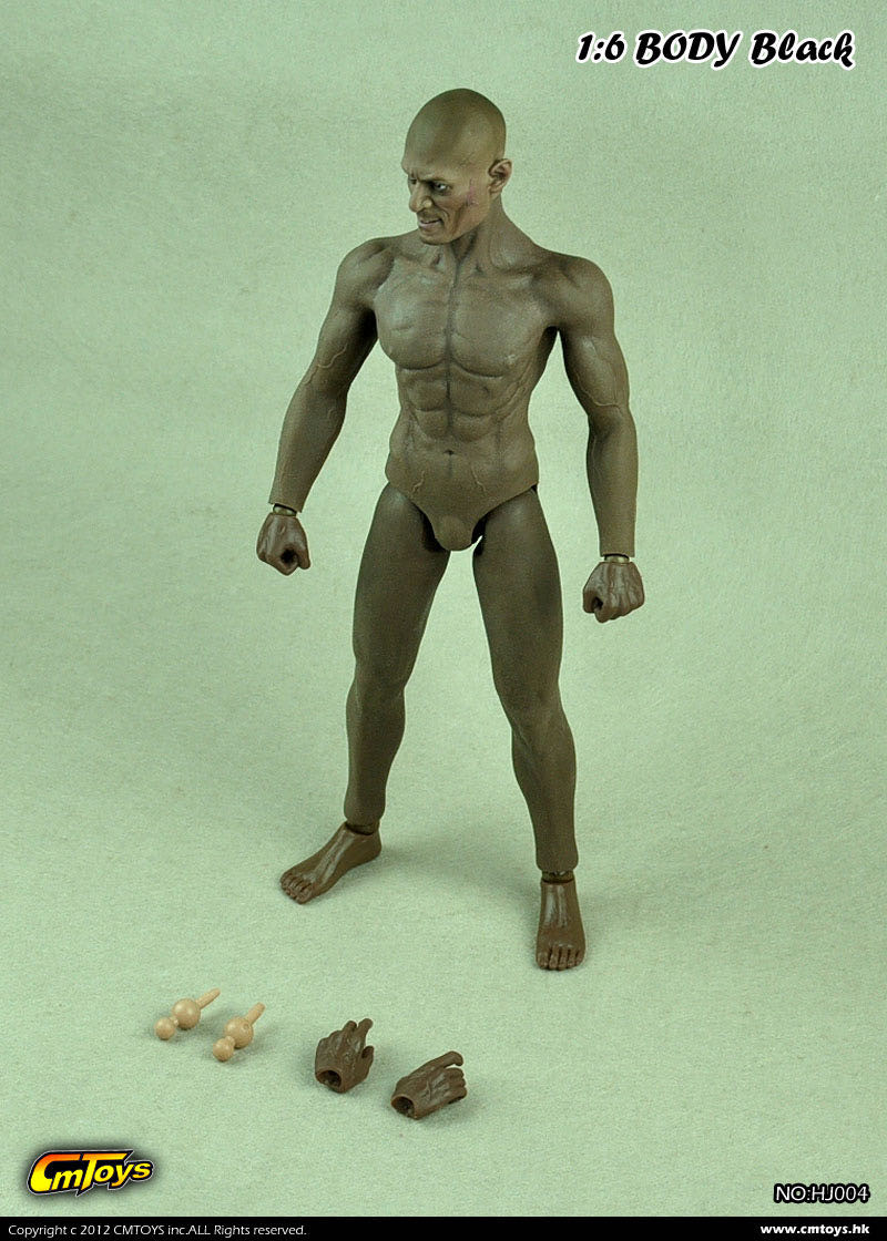 零元拍：CMTOYS：1/6 血与沙角斗士教练包胶肌肉素体 
