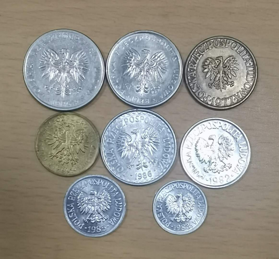 马甸外币专卖微拍第五十三期，外国非贵金属纪念币流通币专场，陆续上新欢迎关注 波兰8枚