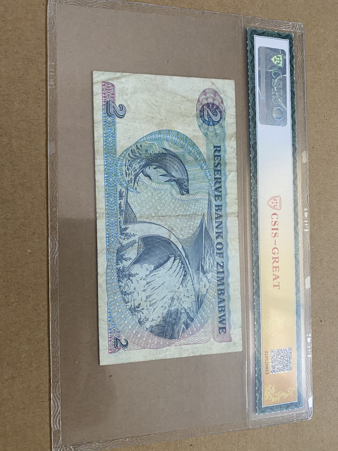 CSIS-GREAT评级精品钱币拍卖第九十二期 津巴布韦 纸币