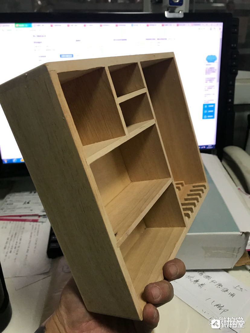 零元拍：1/6 实木枪柜模型，全新未拆。
