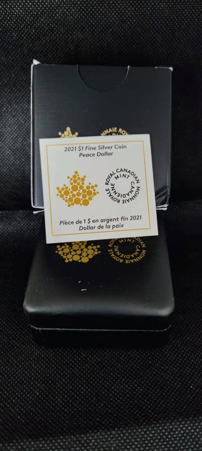 【随心拍&Getcoins】钱币拍卖第九十期～ 加拿大2021年从海到海和平女神系列二高浮雕精制纪念银币