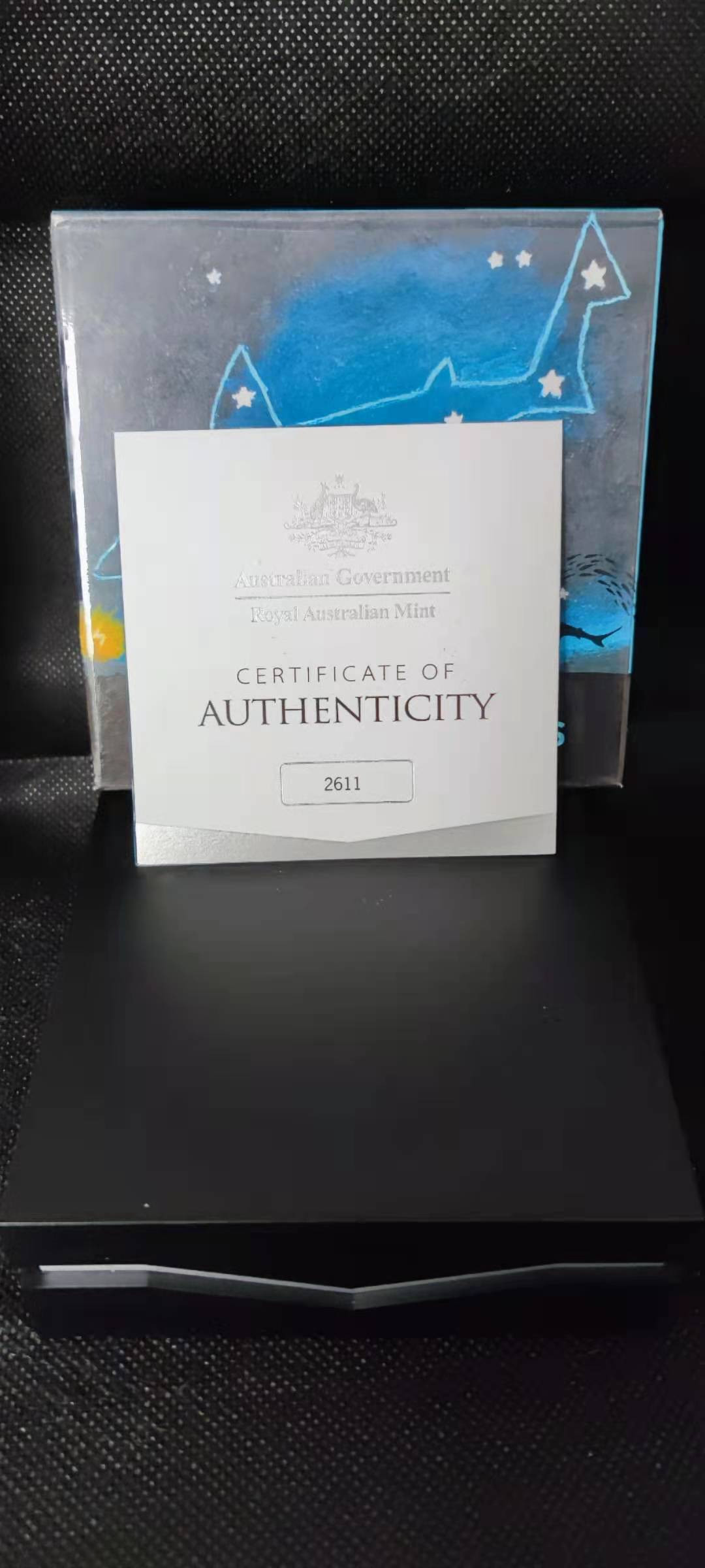 【随心拍&Getcoins】钱币拍卖第九十期～ 澳大利亚2021年梦幻星空系列鲨鱼座半盎司彩色银币