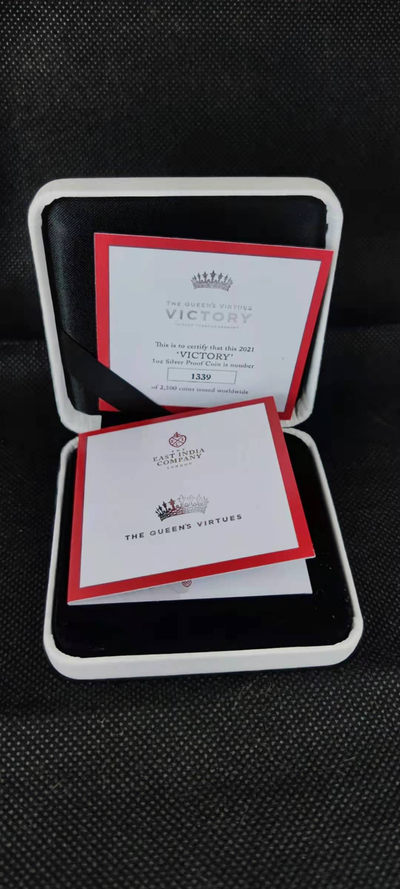 【随心拍&Getcoins】钱币拍卖第九十期～ 圣赫勒2021年美德胜利女生神1盎司精制纪念银币